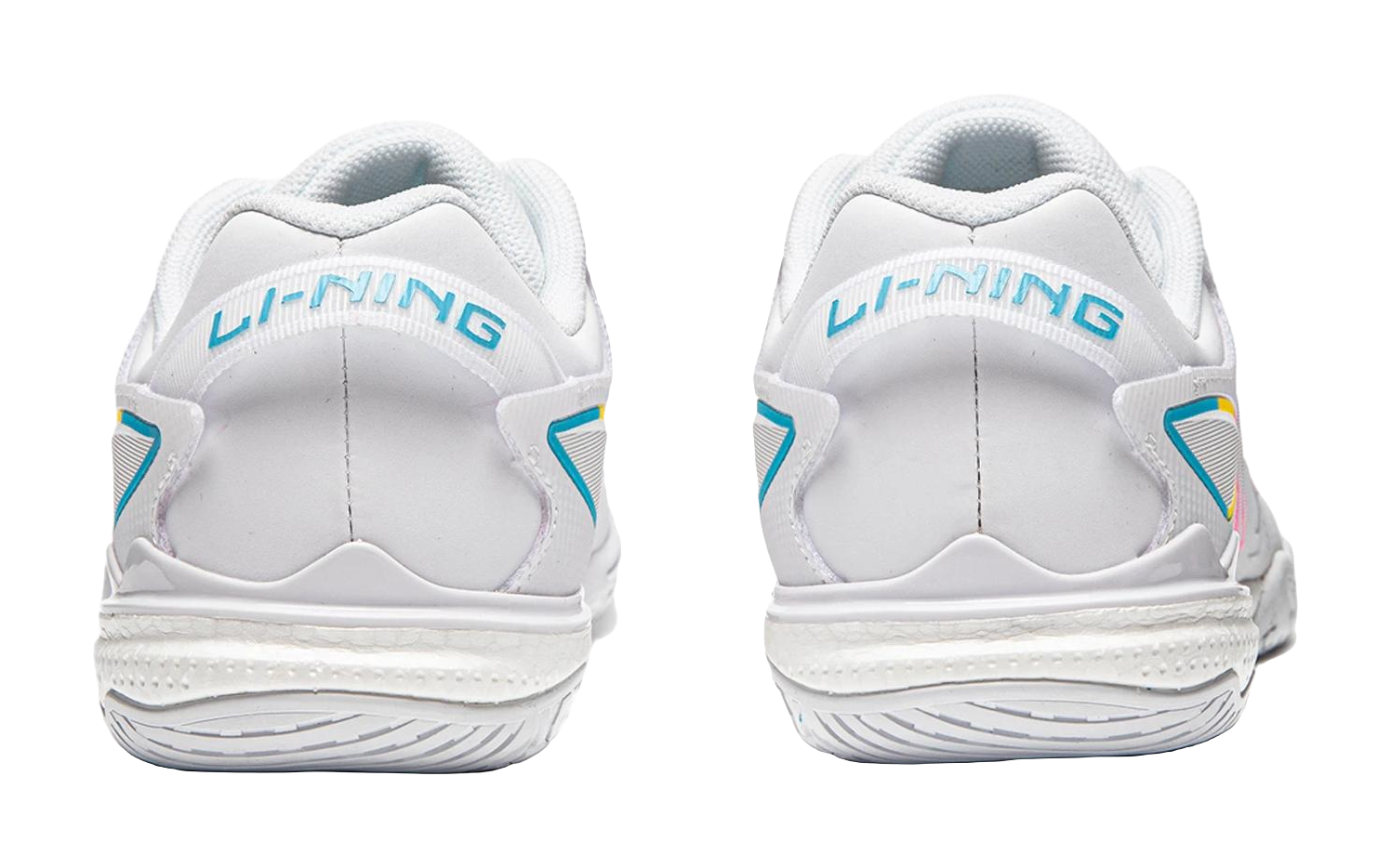 Li-Ning Kirin 3.0 "White/Pink/Yellow" APPU029-2 - Table Tennis Shoe Unisex White