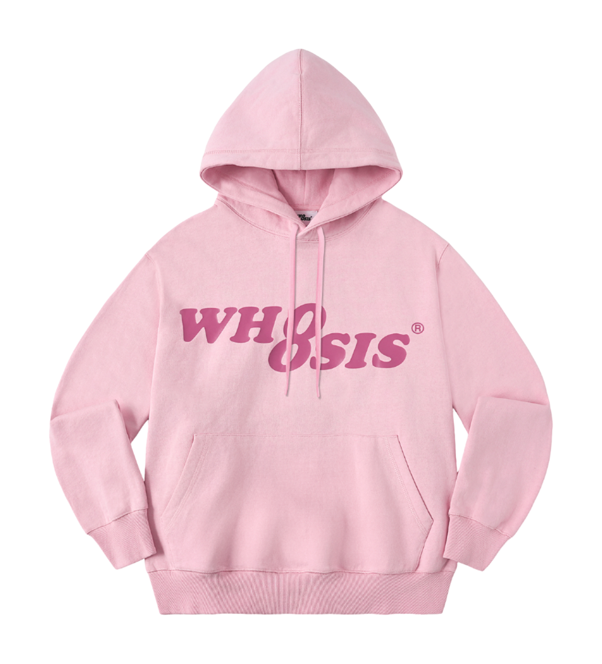 WHOOSIS Shining Color Phantom Logo Hoodie Casual Loose Versatile Letter Campus Warm Autumn/Winter Plus Velvet Hoodie Unisex  vjsneaker.com
