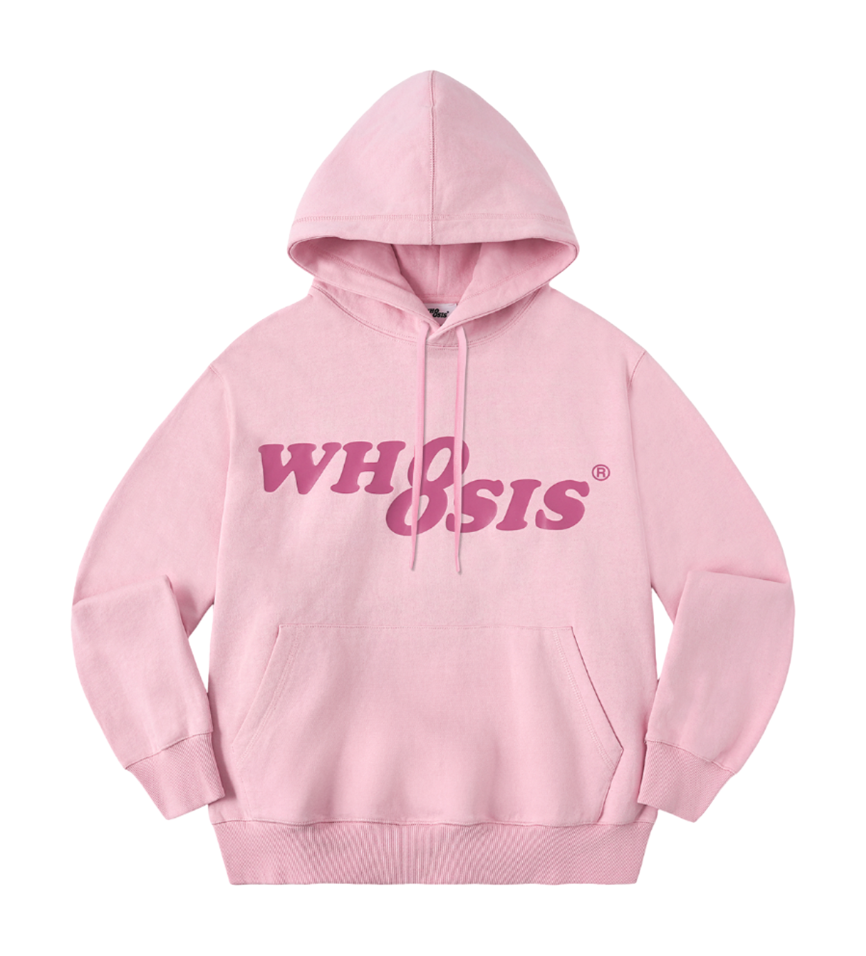 WHOOSIS Shining Color Phantom Logo Hoodie Casual Loose Versatile Letter Campus Warm Autumn/Winter Plus Velvet Hoodie Unisex  vjsneaker.com