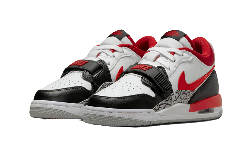 Jordan Legacy 312 Low Fire Red GS  vjsneaker.com