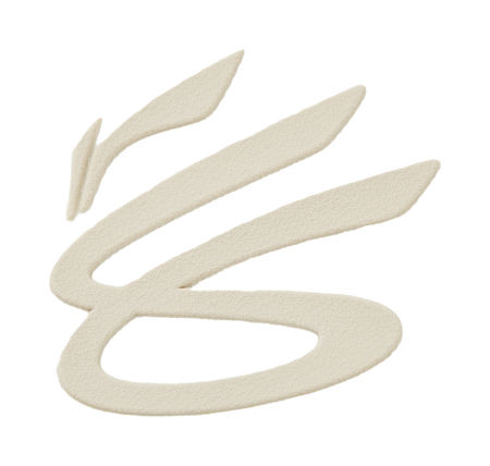 Ivory embroidered Li-Ning-style logo on the T-shirt chest