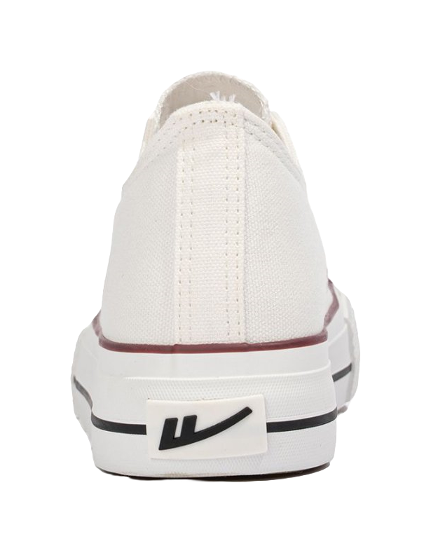 Warrior Abrasion Resistant, Breathable, Lightweight Low top Canvas Shoes Women's White 