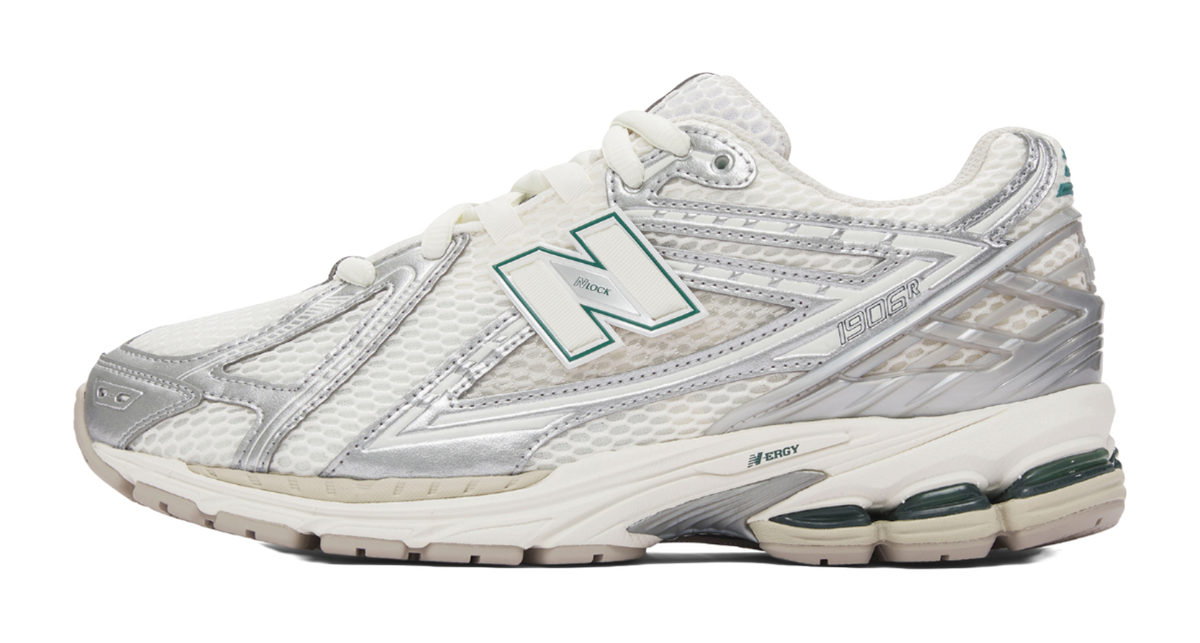 New Balance 1906R Silver Metallic Cream  vjsneaker.com
