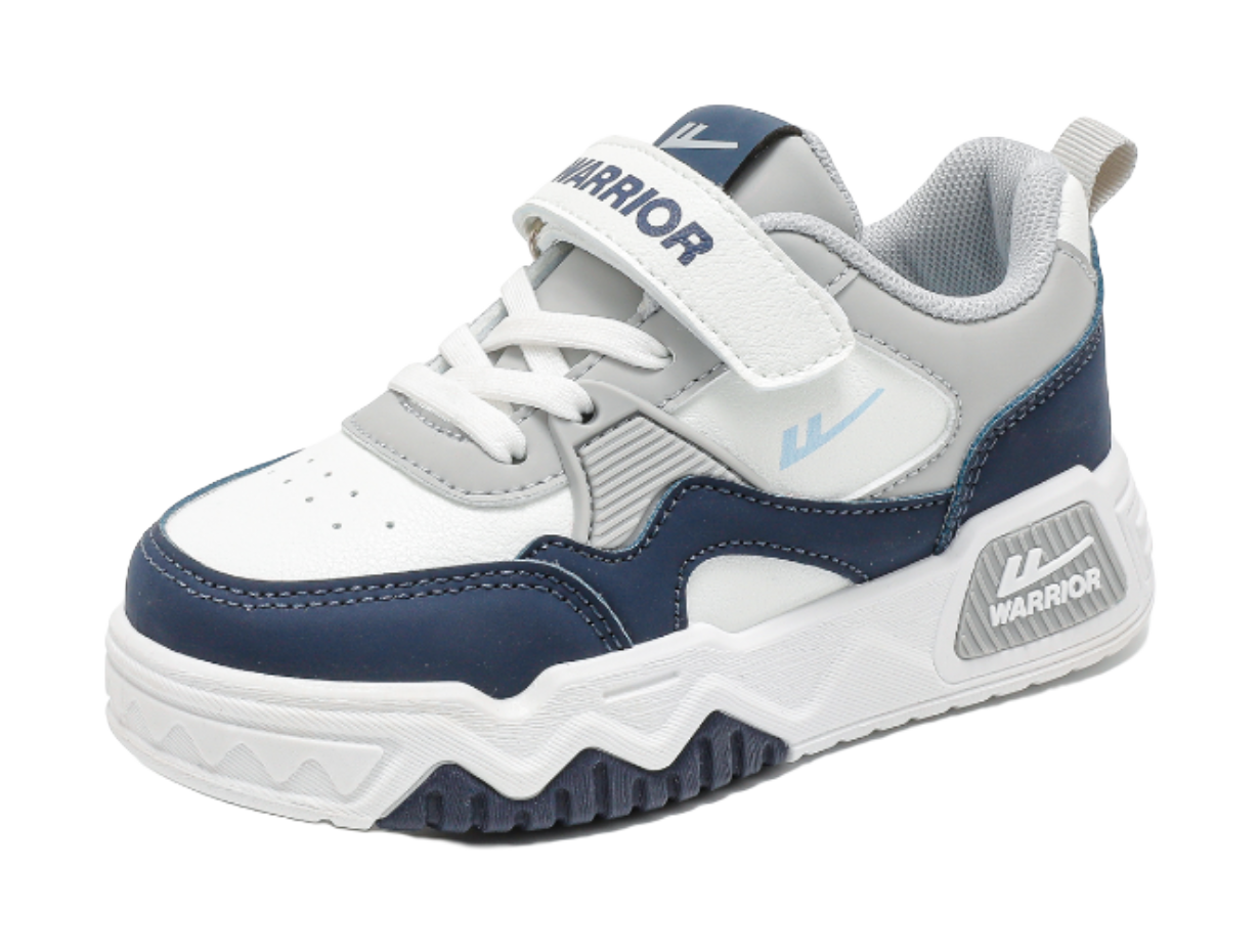 Warrior Boys Athletic Shoes Breathable Lightweight Cushioning Low top Girl Skateboard Shoes Kids  VJSNEAKER