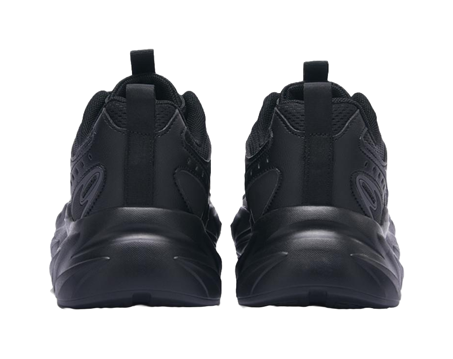 Warrior Slip Resistant Abrasion Resistant Low top Running Shoes Unisex All Black 