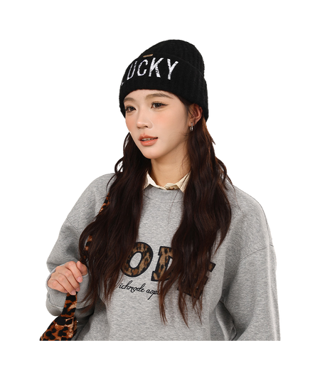 Peak Lucky Beanie Hat for Men and Women  vjsneaker.com