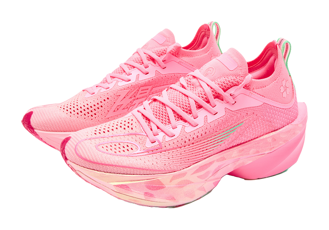 QIAODAN Feiying Plaid 2.0 Running Shoes Men's Low top Soft Pink 