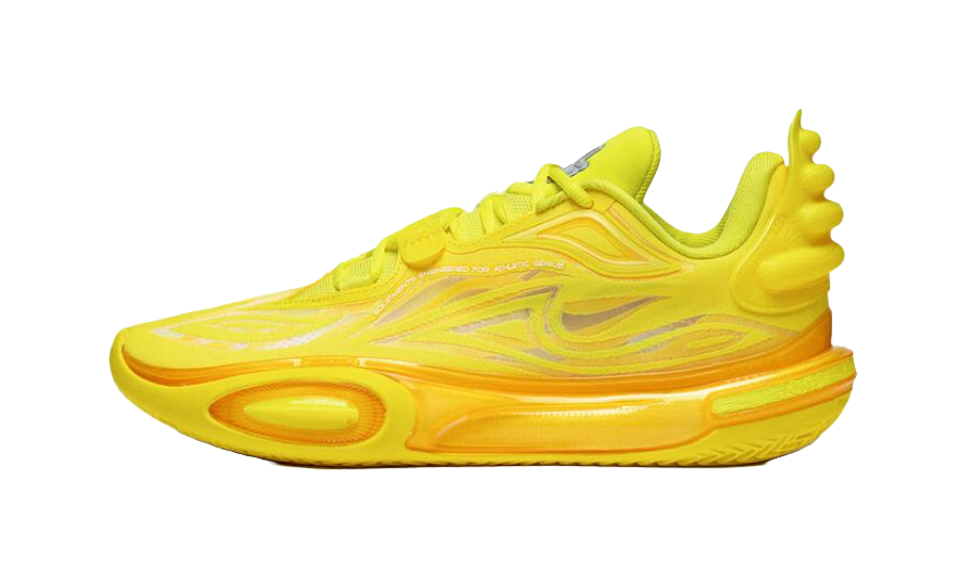 LiNing All City 11 V2 Wade Shock Absorbers Slip Resistant Low top Basketball Shoes Mens Lemon  VJSNEAKER