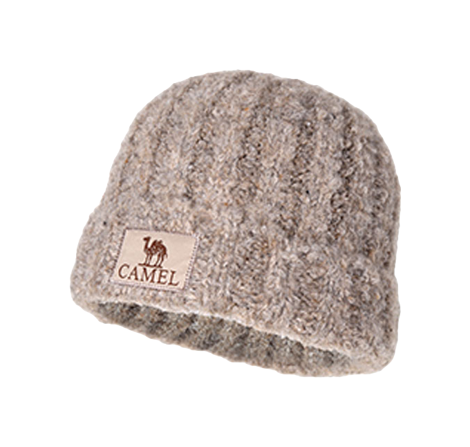 CAMEL Polyester Beanies Womens  VJSNEAKER