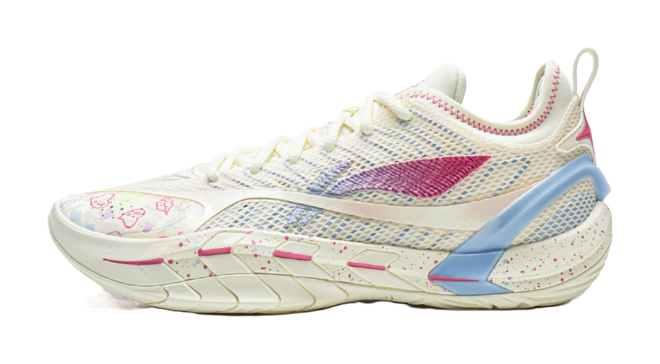 Li-Ning BadFive Guerrilla 2 SUPER "White Blue" ABFW001-1 - Outdoor Basketball Shoe Unisex White Blue