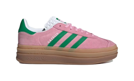 Adidas Wmns Gazelle Bold True Pink Green Womens  vjsneaker.com
