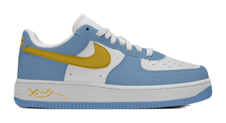 Nike Air Force 1 Low top Skateboard Shoes Mens Blue  vjsneaker.com