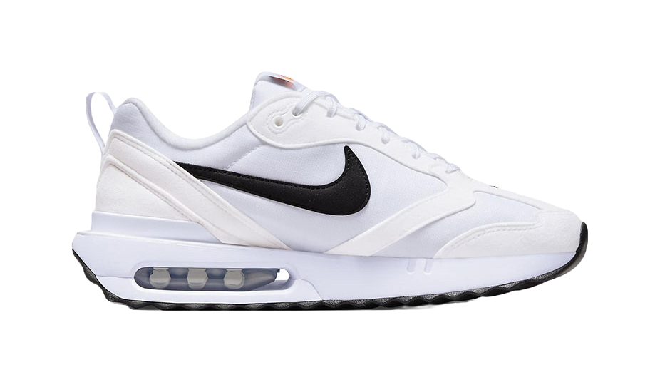 Nike Air Max Dawn White Total Orange Womens  vjsneaker.com