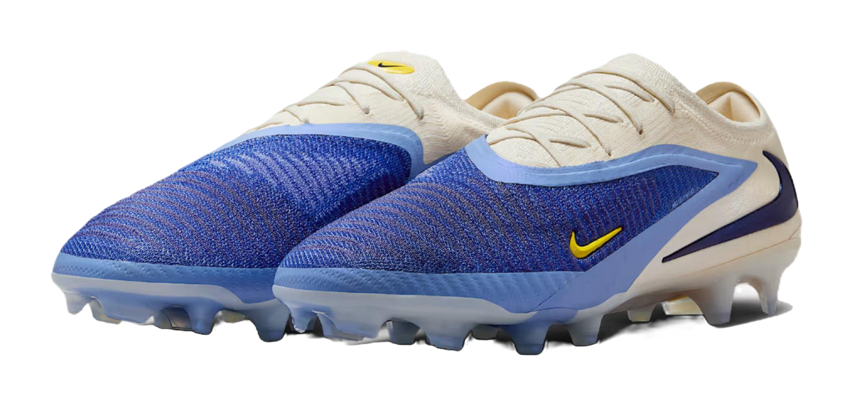 Nike Abrasion Resistant Soccer Shoes Mens White Blue  vjsneaker.com