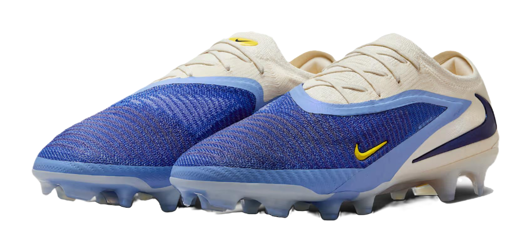 Nike Abrasion Resistant Soccer Shoes Mens White Blue  vjsneaker.com