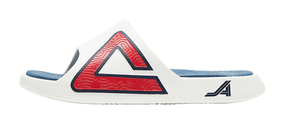 PEAK Taichi Slippers Slide Slippers Unisex Beige White Navy Blue