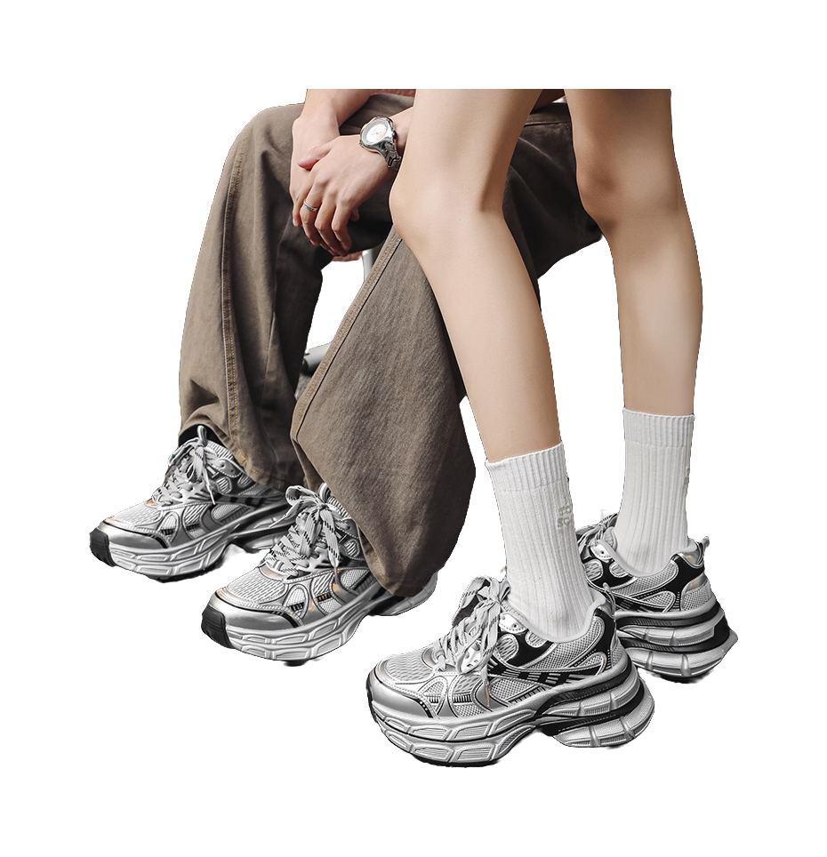 ZHR Super Star Era Cushioning, Wear Resistant Low top Chunky Sneakers Unisex 