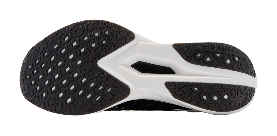 QIAODAN Swift 3PRO Cushioned Slip Resistant Abrasion Resistant Low Top Casual Training Running Shoes Men's Black White 