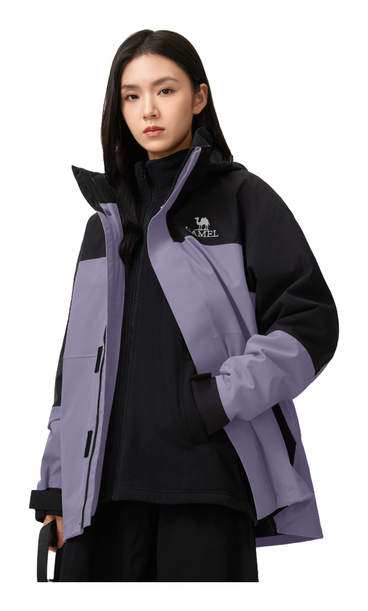 CAMEL Hiking Outdoor Adventure Waterproof, Windproof, Breathable, Abrasion Resistant, Thermal Windbreaker Jacket Unisex  vjsneaker.com