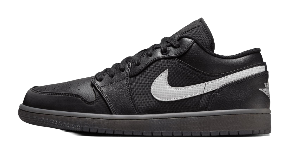 Jordan 1 Low Black White Dark Smoke Grey  VJSNEAKER