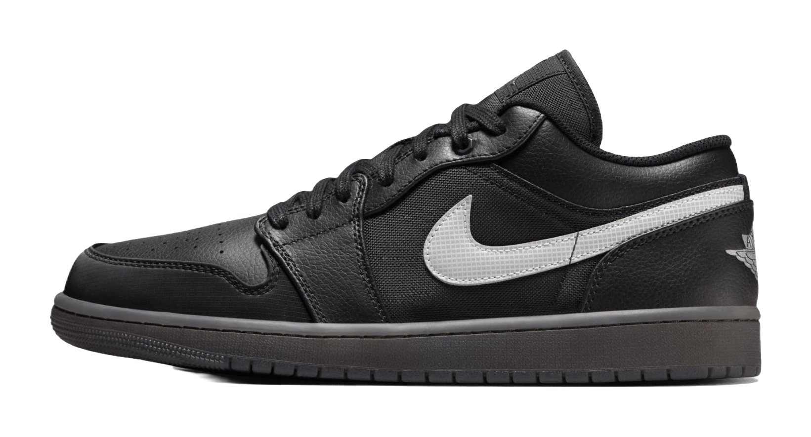 Jordan 1 Low Black White Dark Smoke Grey  VJSNEAKER