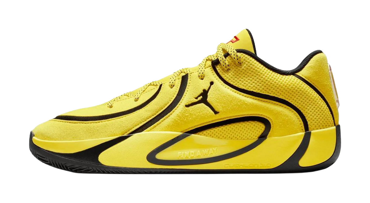 Jordan Tatum 4 PF “Yellow Black”  vjsneaker.com