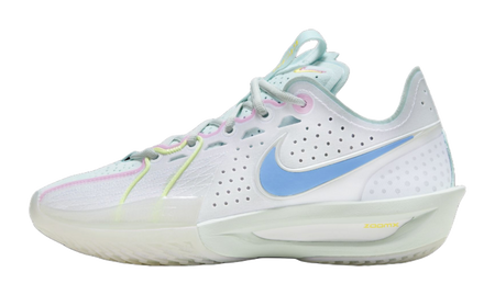 Nike G.T. Cut 3 EP White Aquarius Blue Pink Womens  vjsneaker.com
