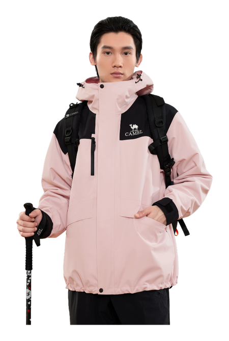 CAMEL All weather Windbreaker Jacket Mens  vjsneaker.com