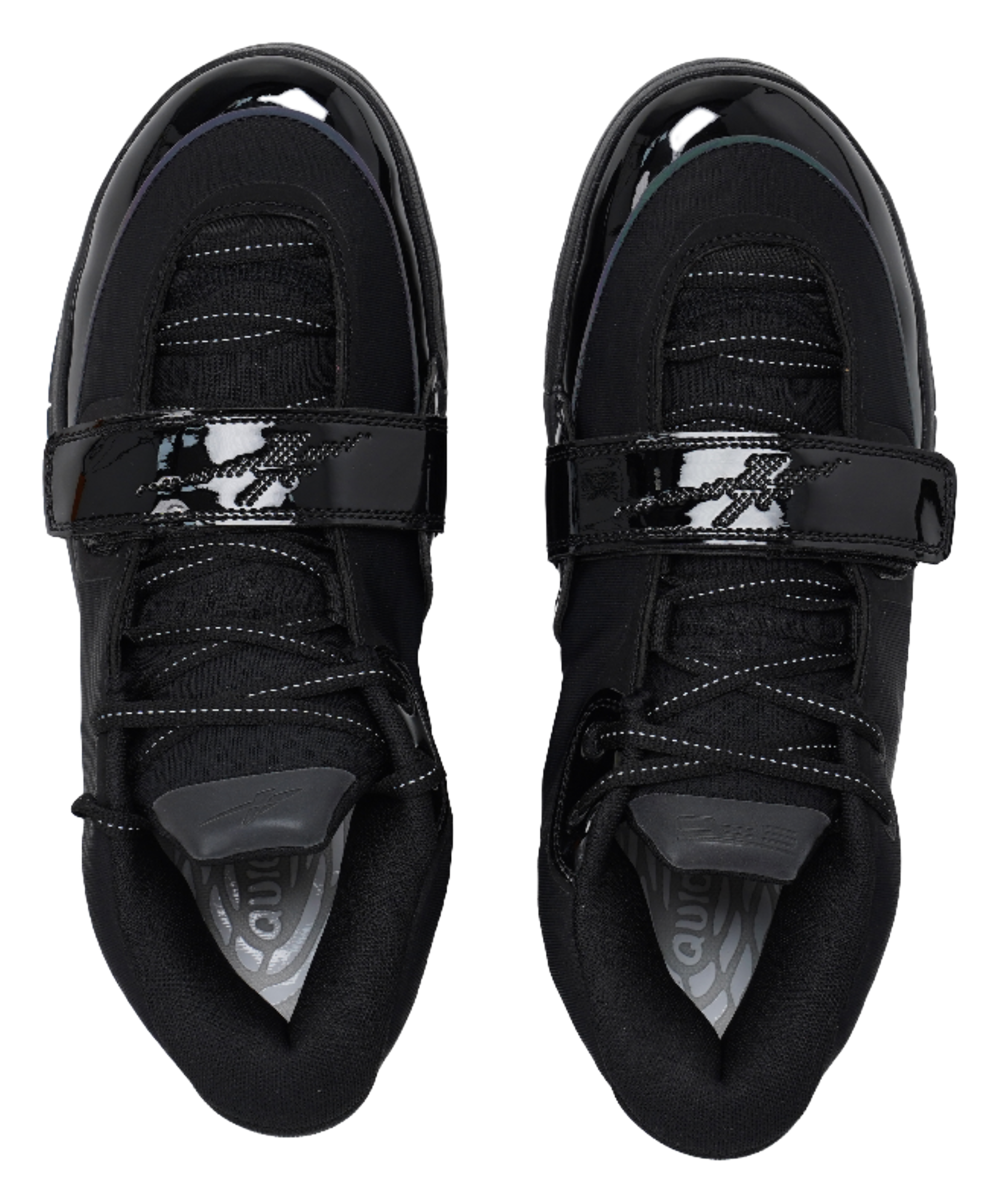 Serious Player Only Easy 1 Plus All Black mid top basketball shoes, unisex, pure black  vjsneaker.com