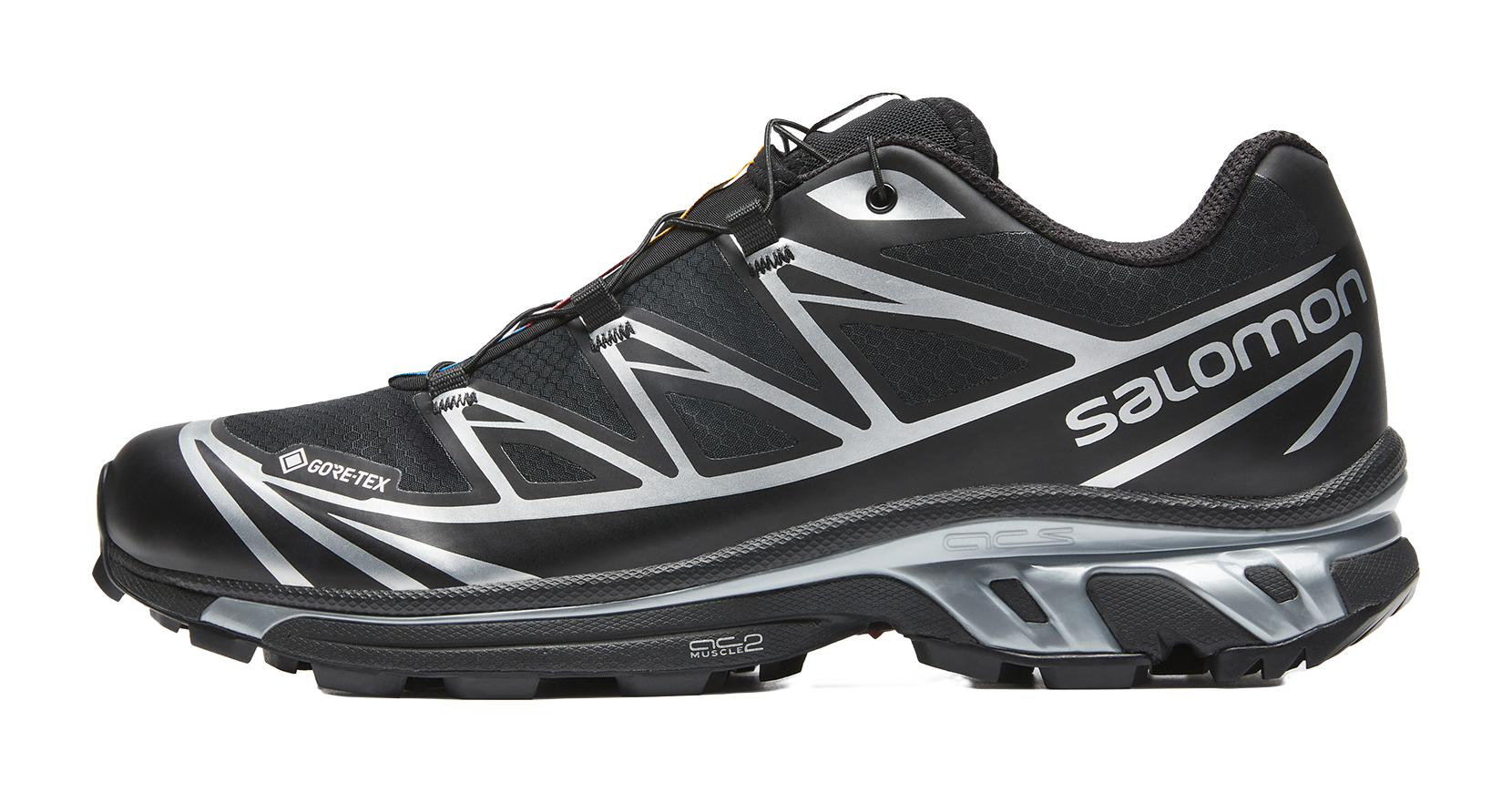 SALOMON XT 6 Gore Tex Black Silver  vjsneaker.com