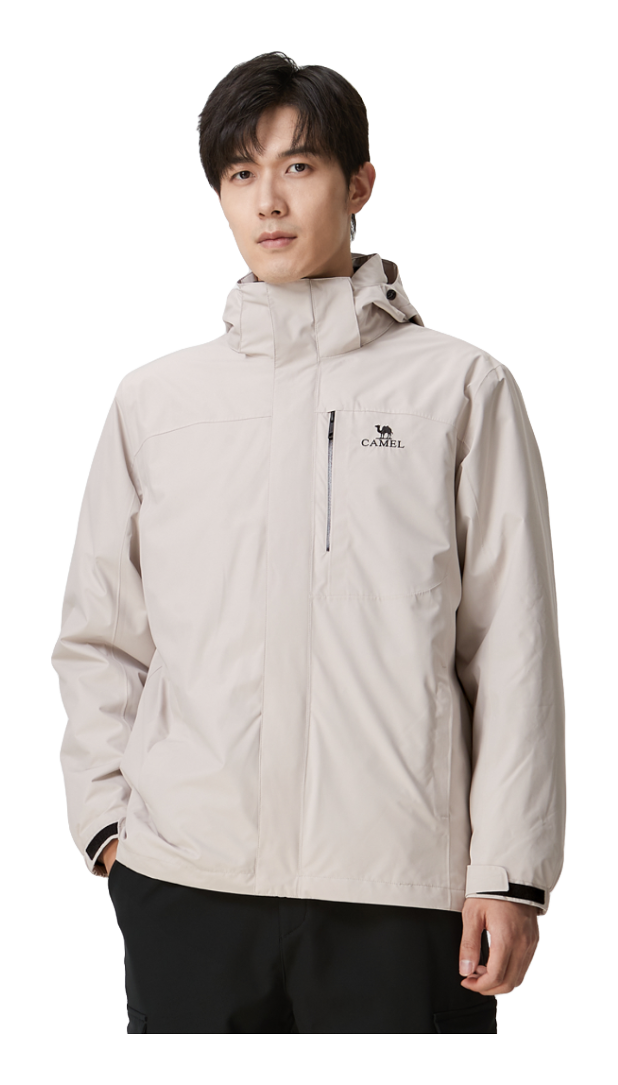 CAMEL All weather Windbreaker Jacket Mens  vjsneaker.com