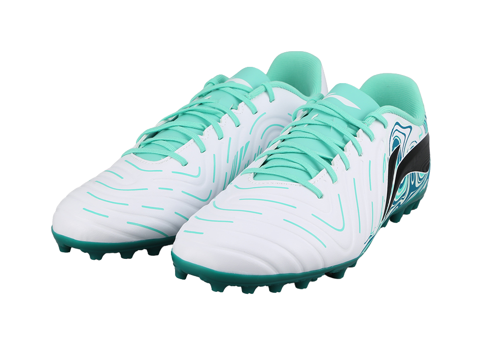 Li-Ning Jin 2 "White Green" YSFV005-3 - Entry-Level Multi-Ground Soccer Shoe Unisex