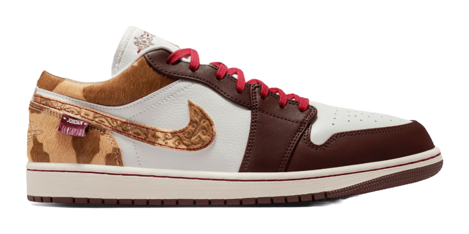 Jordan Air Jordan 1 Low top Vintage Basketball Shoes Mens Tan  vjsneaker.com