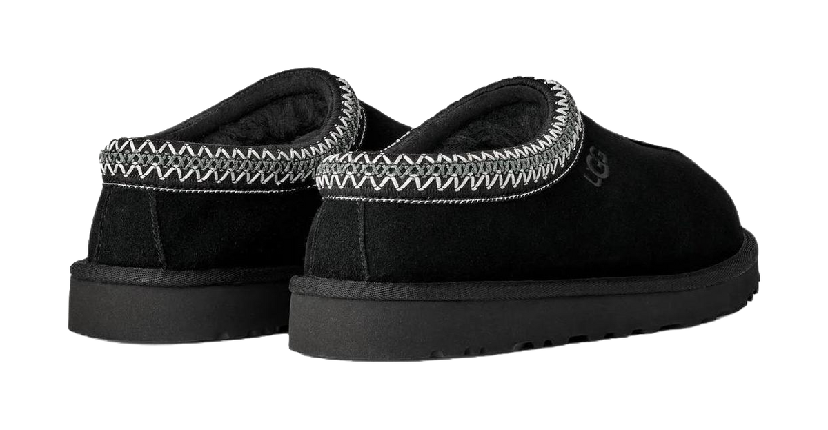 UGG Tasman II EVA Abrasion Resistant Closed Toe Slippers Mens Black  vjsneaker.com