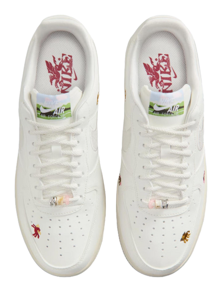 Nike Air Force 1 Breathable Low top Skateboard Shoes Womens White  vjsneaker.com