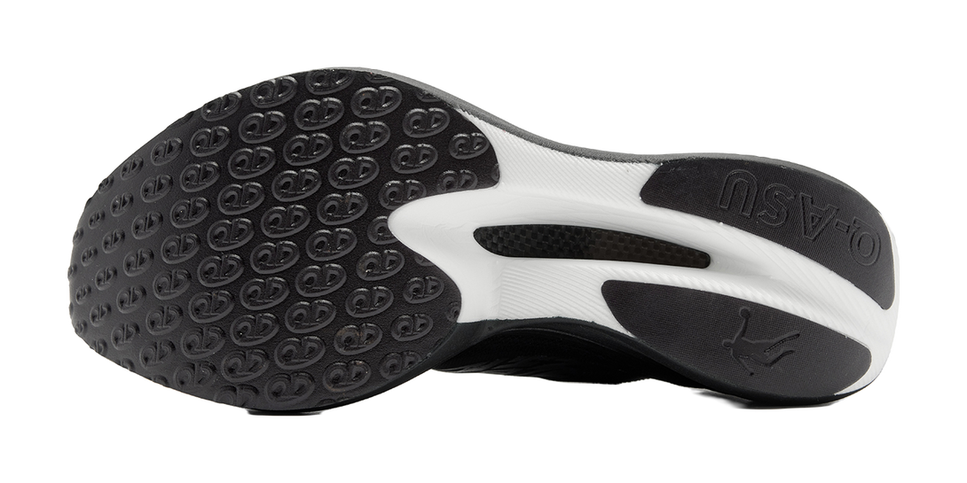 QIAODAN Feiying PB3 Enhanced Edition Running Shoes Men's Low top Black Iron Gray 