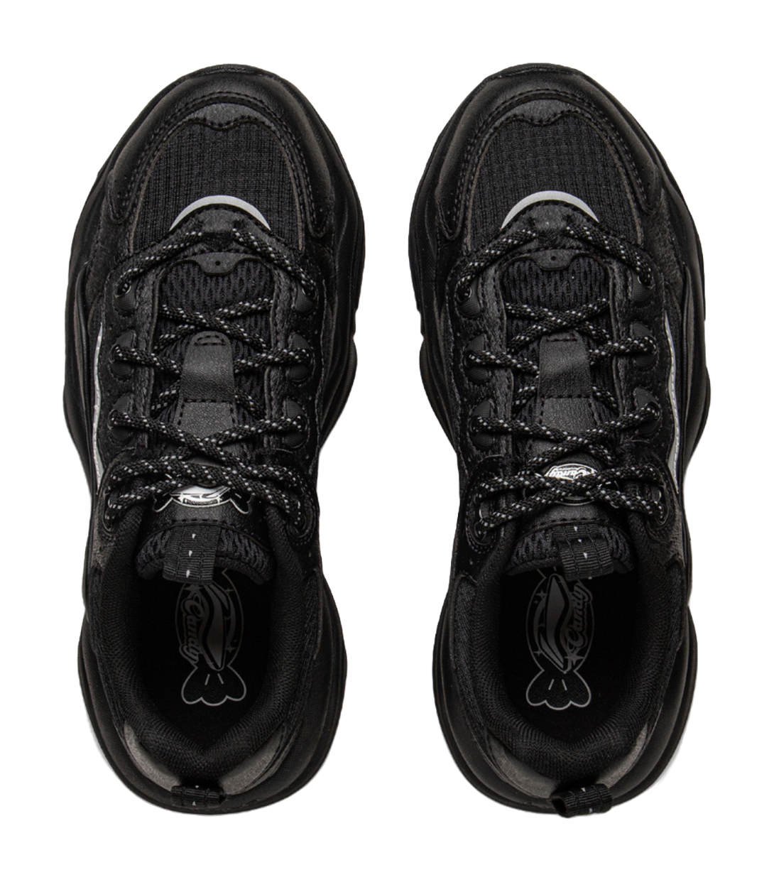 LiNing Honey Cushioning, Slip Resistant, Abrasion Resistant Support Low top Chunky Sneakers Women's Black 