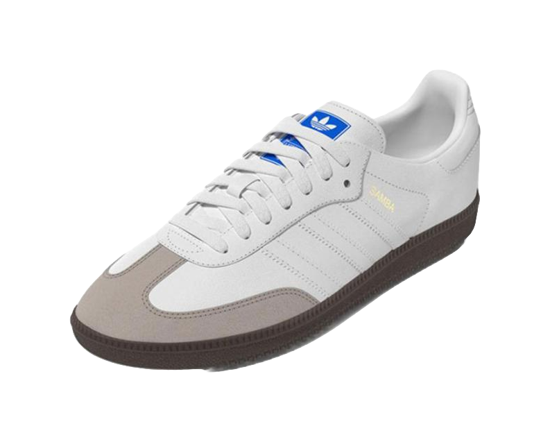Adidas Samba Cloud White Blue Gum Mens  vjsneaker.com