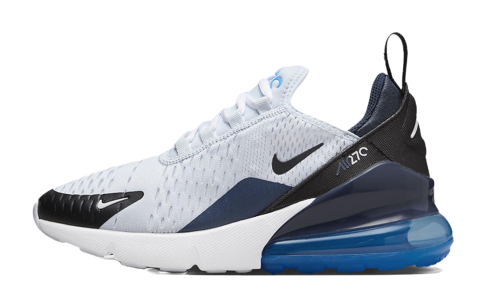 Nike Air Max 270 GS Football Grey Thunder Blue  vjsneaker.com