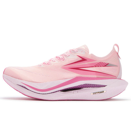 361° Flame 5 Cushioning Abrasion Resistant Breathable Low top Running Shoes Unisex Pure White Pink Pure White Pink