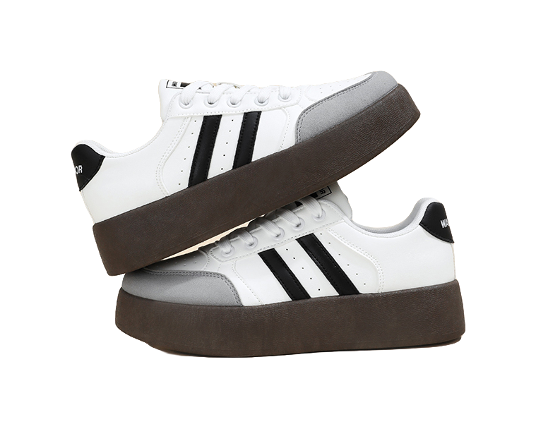 Warrior Lightweight Breathable Height Increasing Low top Skateboard Shoes Unisex 