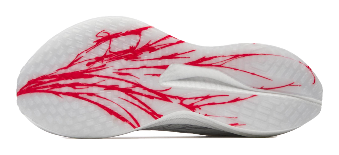 ANTA Mario 2 Running Shoes Men's Low top Papyrus White, Flame Red 