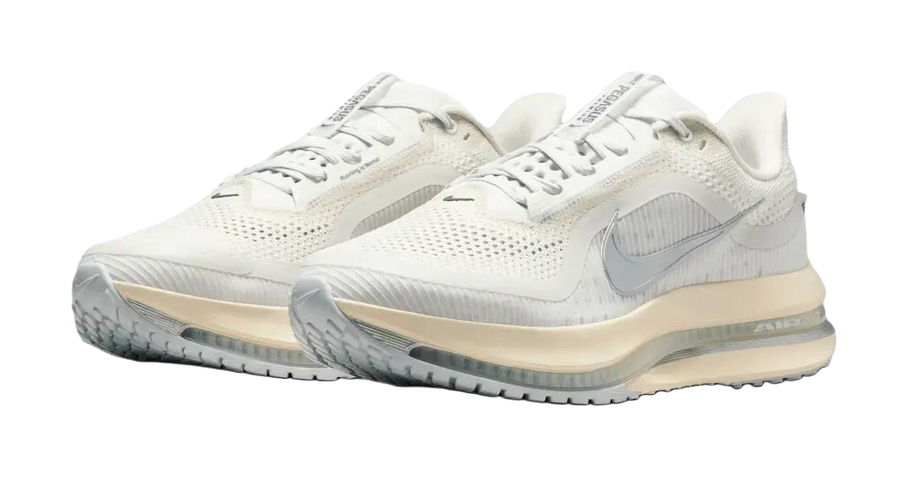 Nike Pegasus Premium Breathable Running Shoes Unisex White Gray  vjsneaker.com