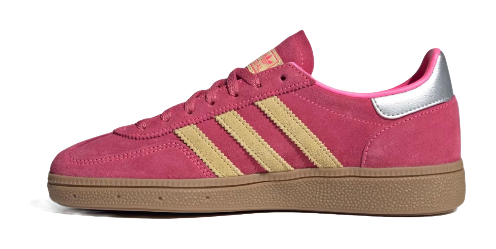Adidas Wmns Handball Spezial Lucid Pink Almost Yellow Womens  vjsneaker.com