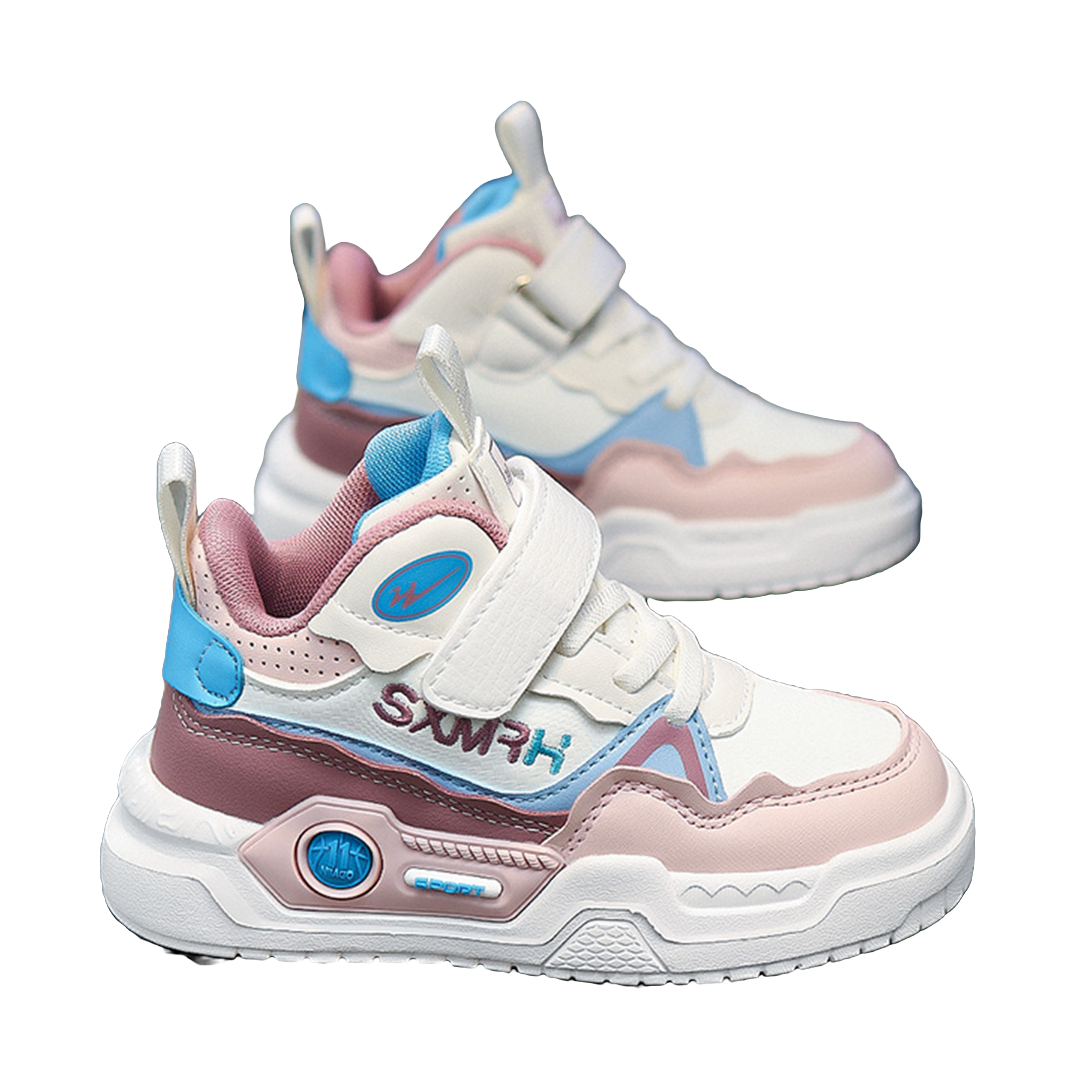 Binary Slip Resistant, Abrasion Resistant, Rebound, Lightweight Cushioning Casual Shoes Kids  VJSNEAKER