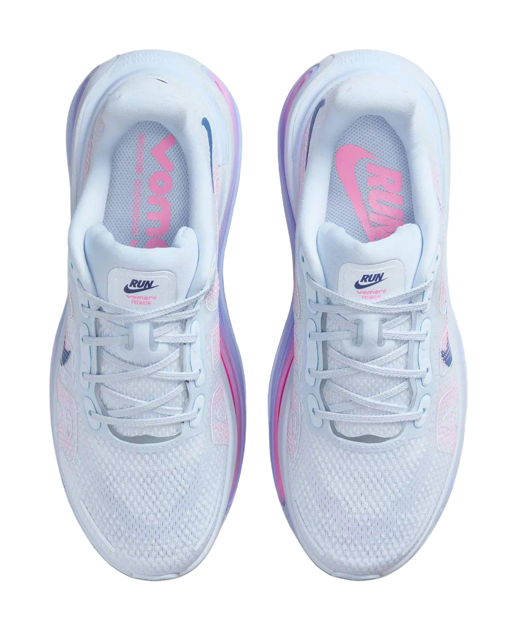 Nike Vomero Breathable Running Shoes Womens Blue Pink  vjsneaker.com