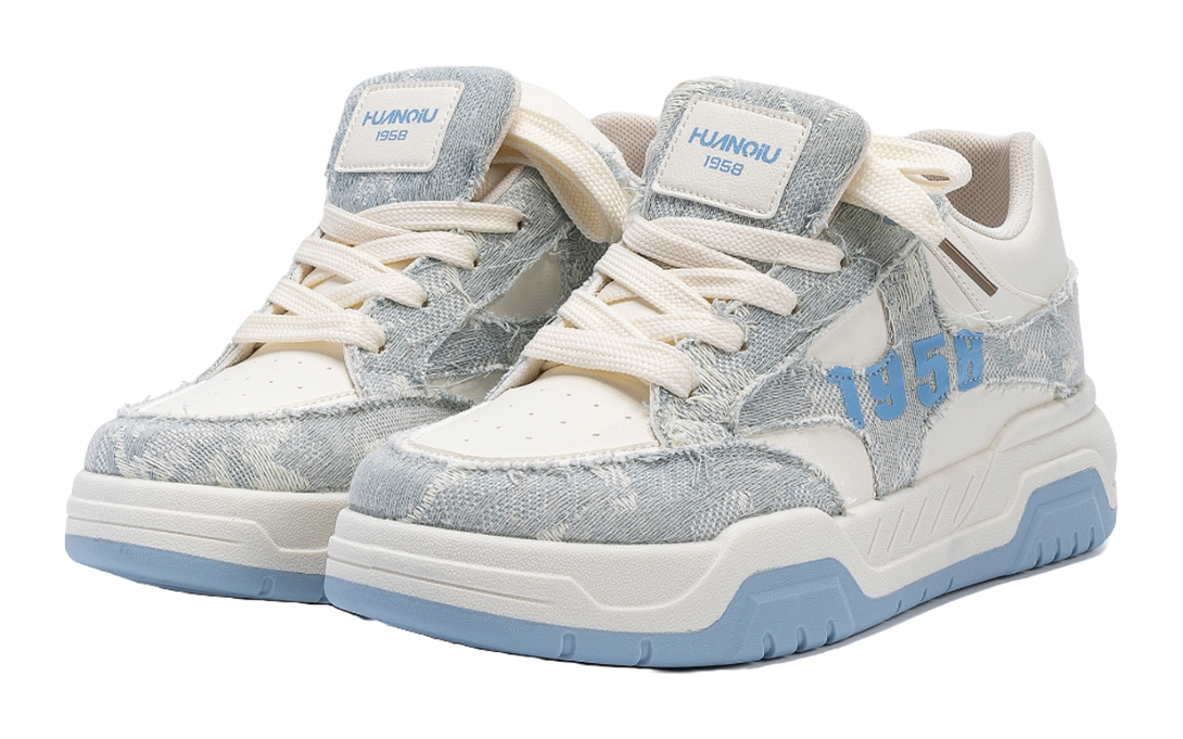 HUANQIU Coverage Balance Abrasion Resistant Lightweight Low top Skateboard Shoes Men's 