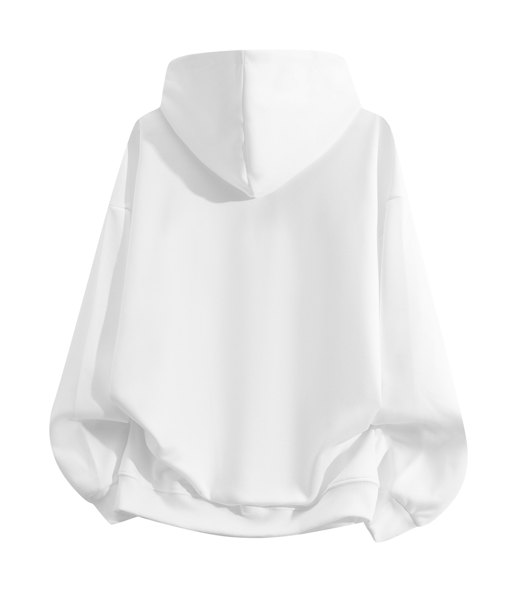 Robin Hood American Hoodie with Velvet Thick Letter Signature Personalized Style Design Feel Loose and Casual Versatile Student Party Lazy Style Hoodie for Women  vjsneaker.com