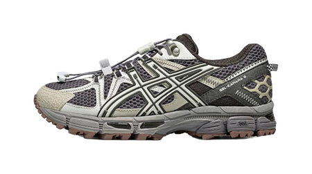 ASICS Gel Kahana 8 FL Abrasion Resistant Breathable Rebound Low top Trail Running Shoes Womens Gray Silver  vjsneaker.com