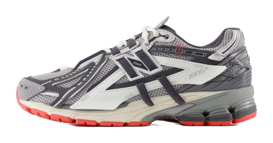 1906 New BalanceA Slate Grey Raincloud Drift Red  vjsneaker.com